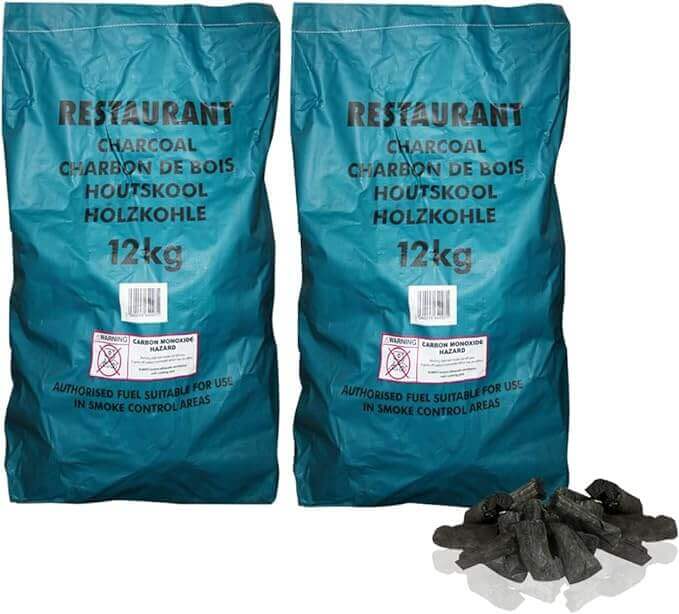 The Charcoal Chef's 24kg of Premium Restaurant Grade Lumpwood Charcoal