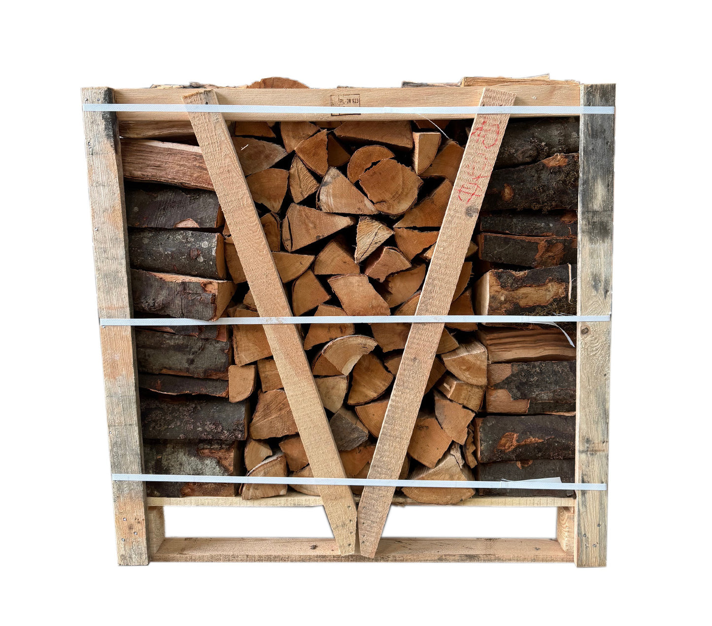 450KG (1.5m³) Premium Beech Hardwood Kiln-Dried Logs in Crate