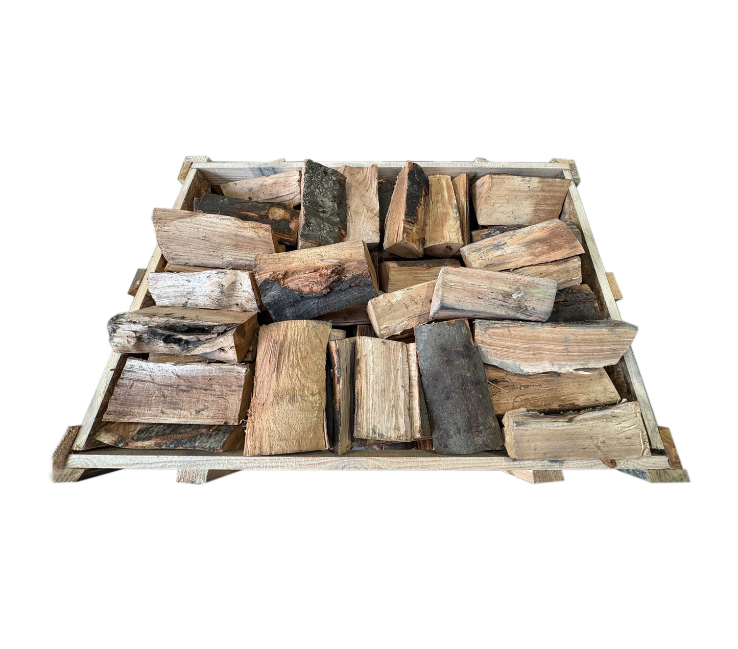 450KG (1.5m³) Premium Beech Hardwood Kiln-Dried Logs in Crate