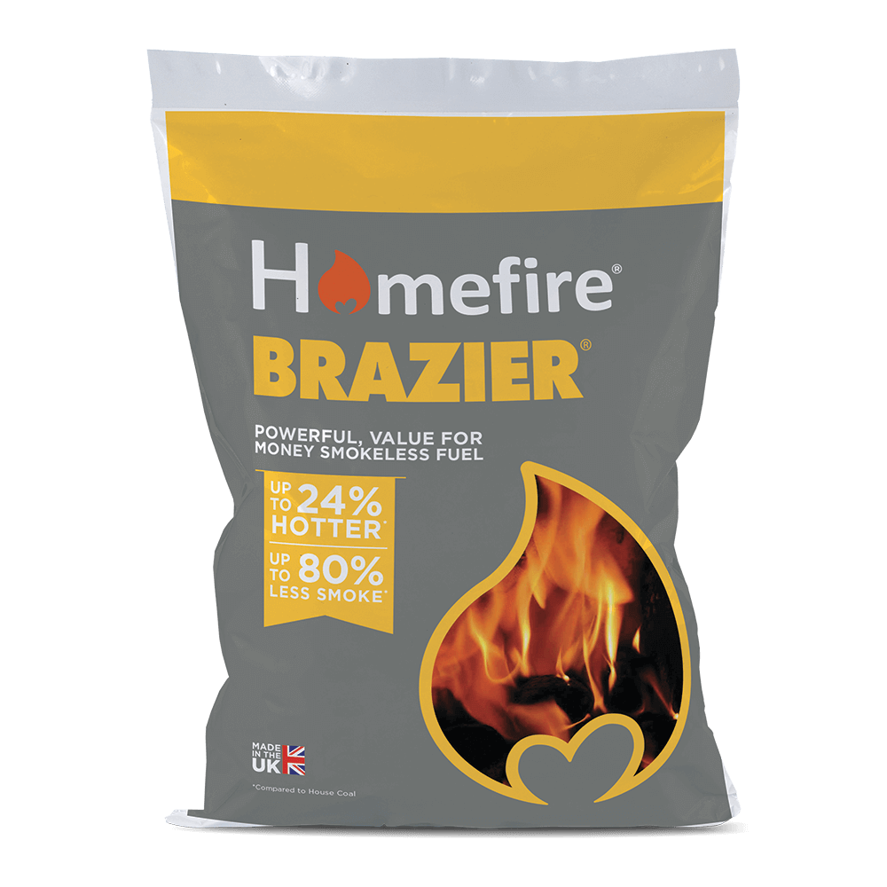 Brazier Smokeless Coal 20KG for Open Fires & Stoves