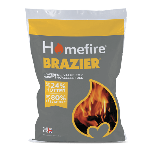 Brazier Smokeless Coal 20KG for Open Fires & Stoves