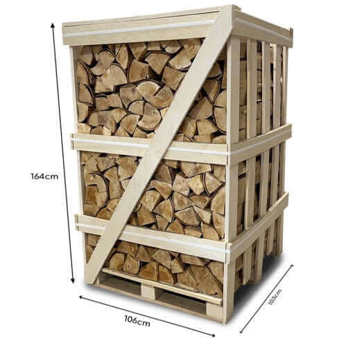 Premium Kiln Dried Logs - 750KG Crate