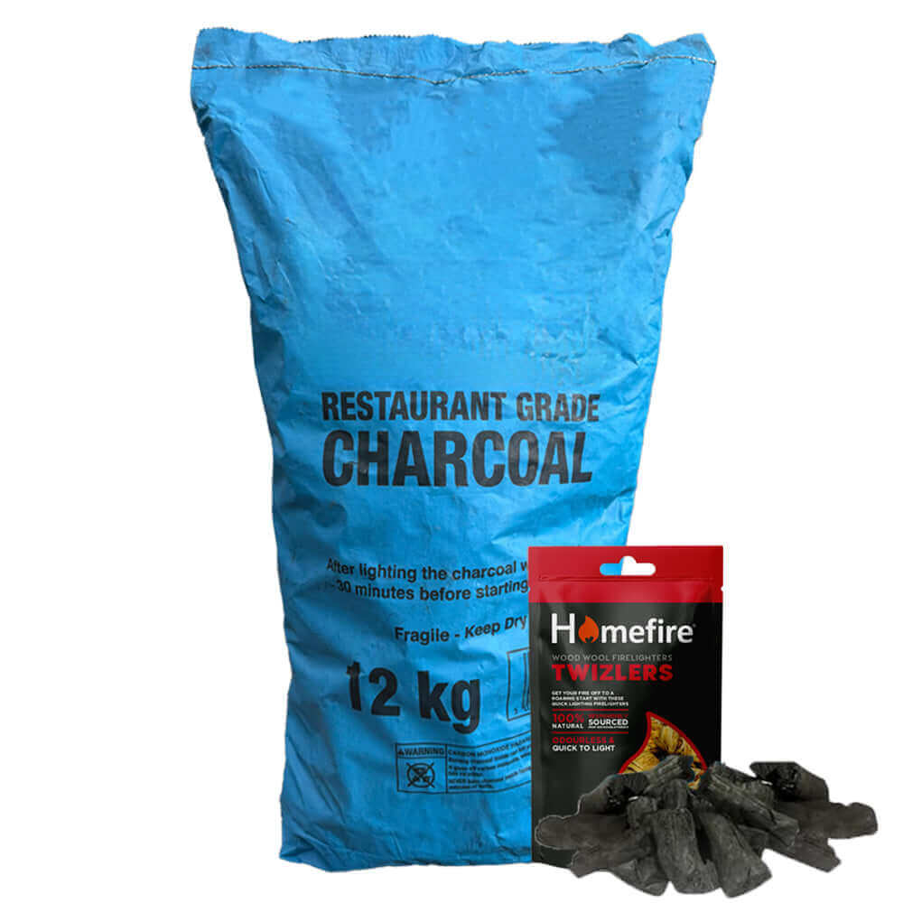 The Charcoal Chef's 12kg of South American Ranch Style Restaurant Grade Charcoal