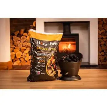 Premium Smokeless Coal 25KG | Homefire