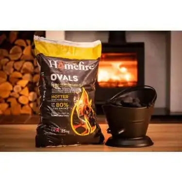 Premium Homefire Smokeless Ovals - 25KG Pack